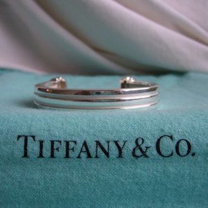 Tiffany & Co. Sterling Silver "Atlas" Collection Cuff